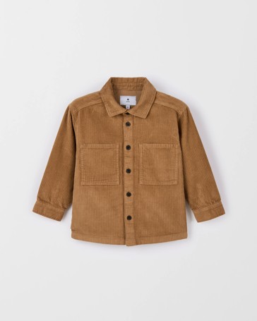 Cord Long Sleeve Oversized Shacket