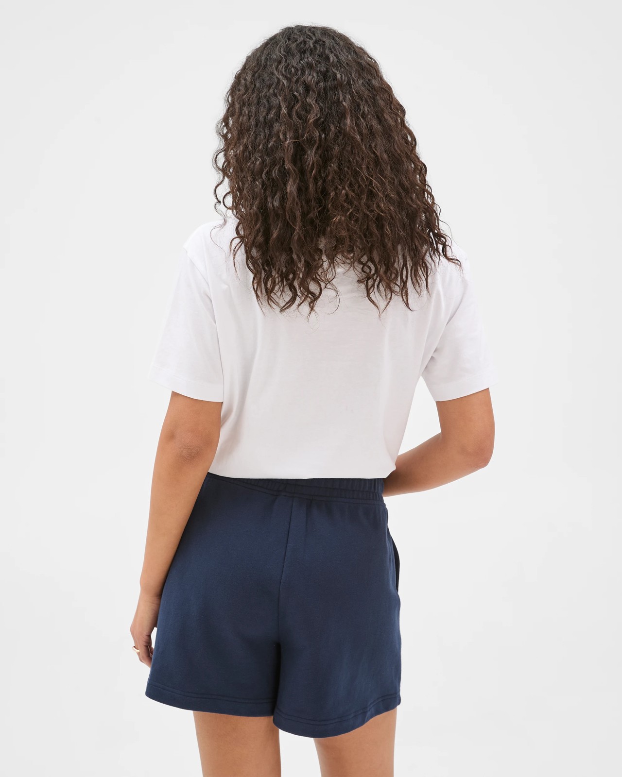 Australian Cotton Jersey Pull On Shorts - Navy Blazer 6 of 6