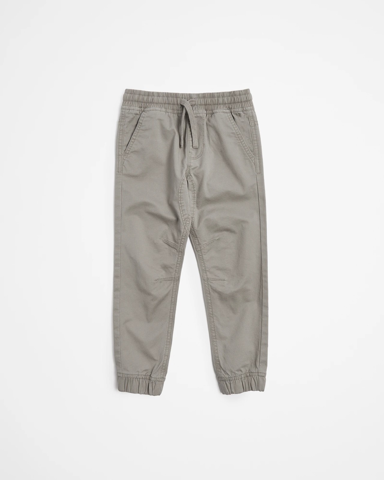 Pull On Cuffed Pants - Grey