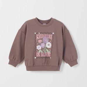 Australian Cotton Blend Loose Fleece Sweat Top