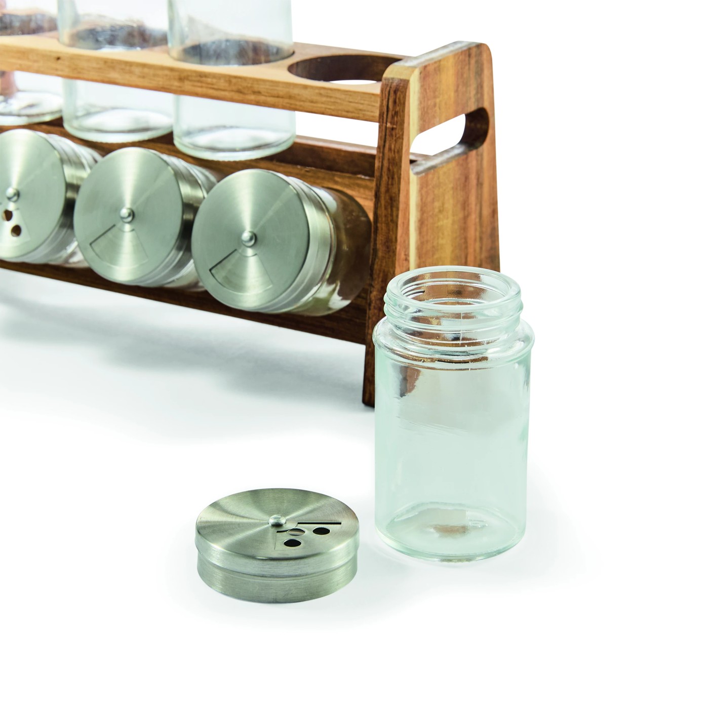 Anko 8 Piece Acacia Spice Rack 2 of 6