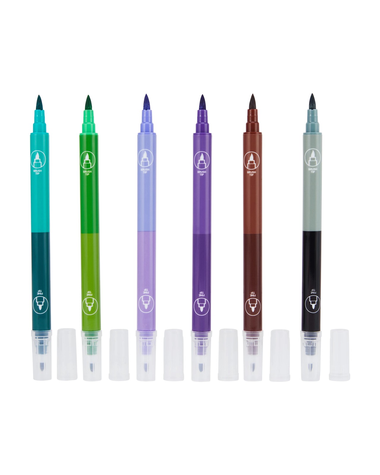 Anko 12 Pack Bullet Journal Dual-Colour Markers 5 of 5