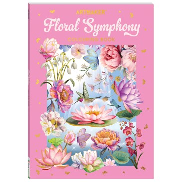 Art Maker Floral Symphony Colouring Book