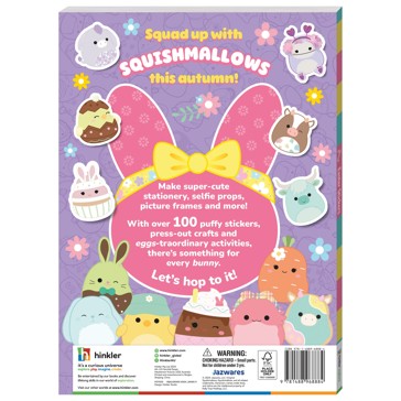 Original Squishmallows Easter Stickers - Book