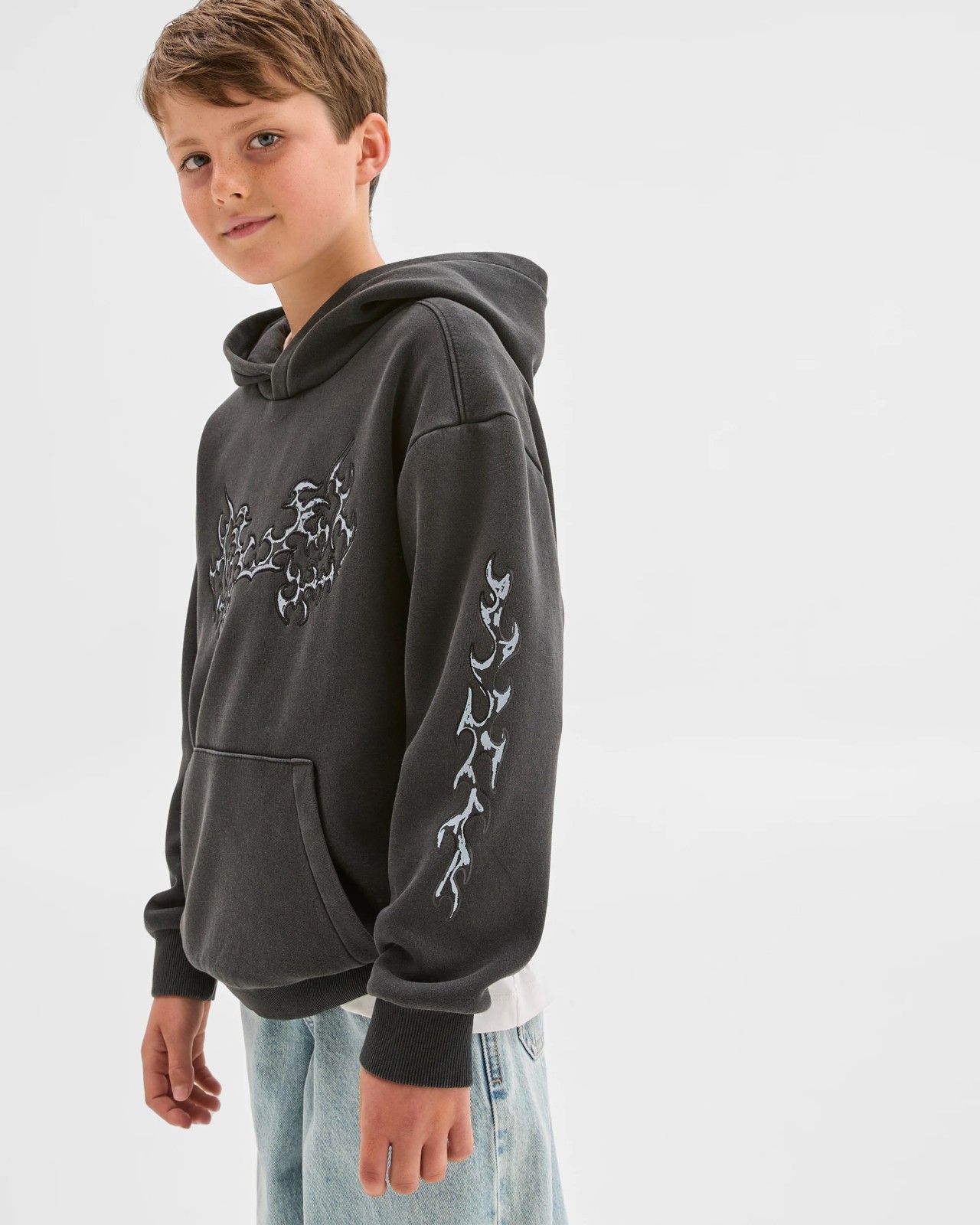 Long Sleeve Sweat Popover Heavyweight Hoodie 4 of 5