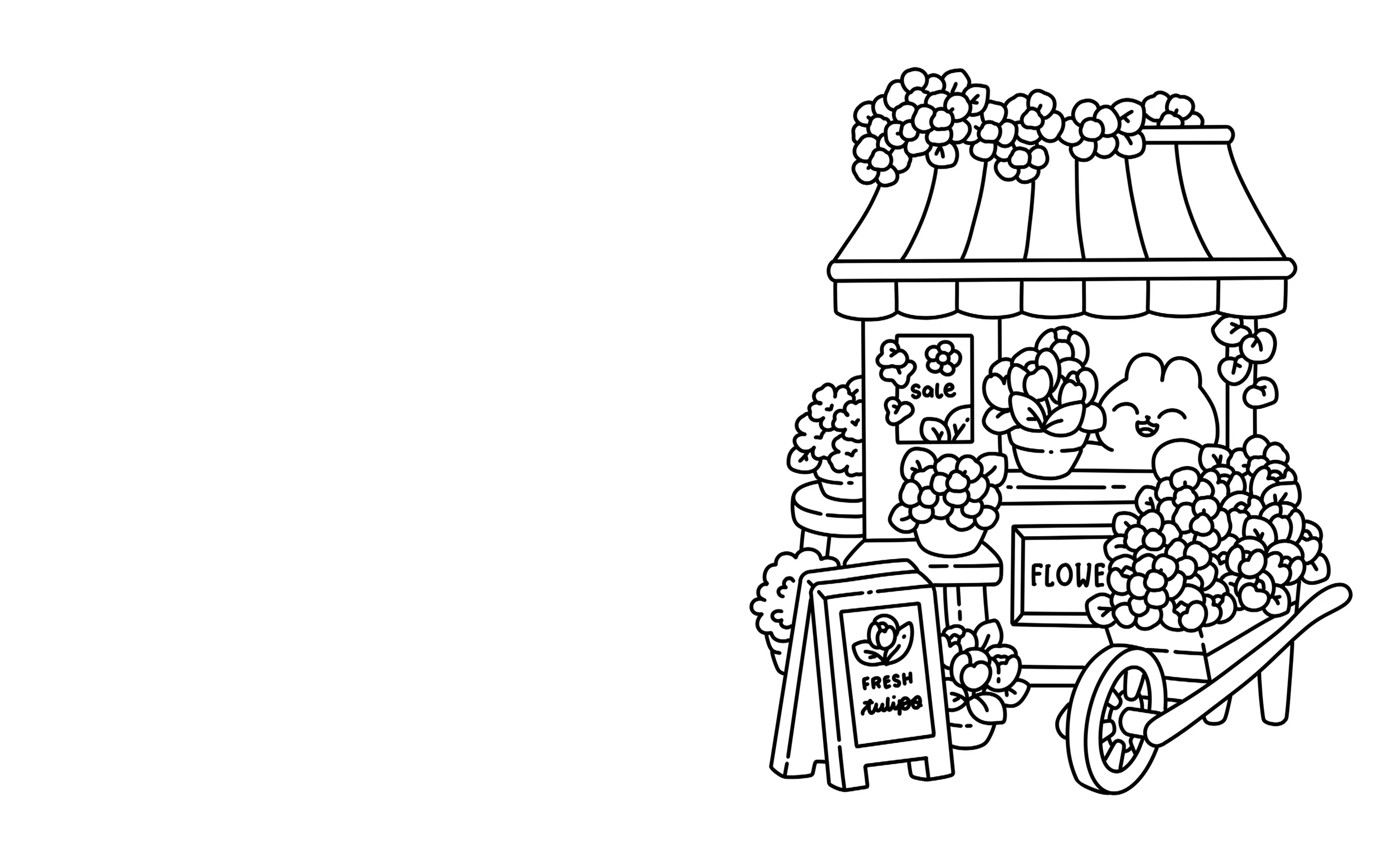 Cute 'n' Cosy Colouring World by Zenny Abanales - Book 3 of 6