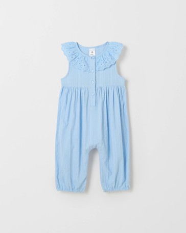 Baby Sleeveless Woven Romper