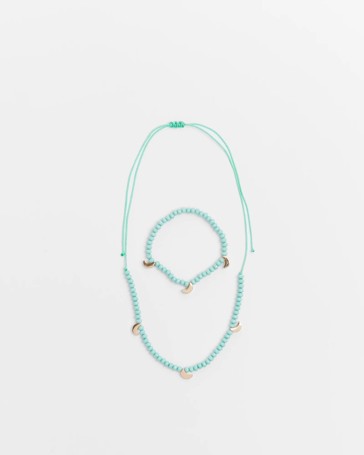 Kids Beaded Necklace and Bracelet Pack