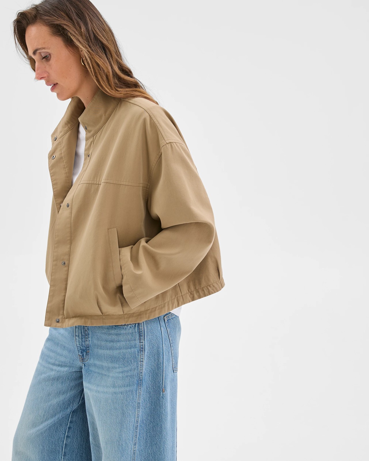 Australian Cotton Blend Bubble Hem Jacket 4 of 6