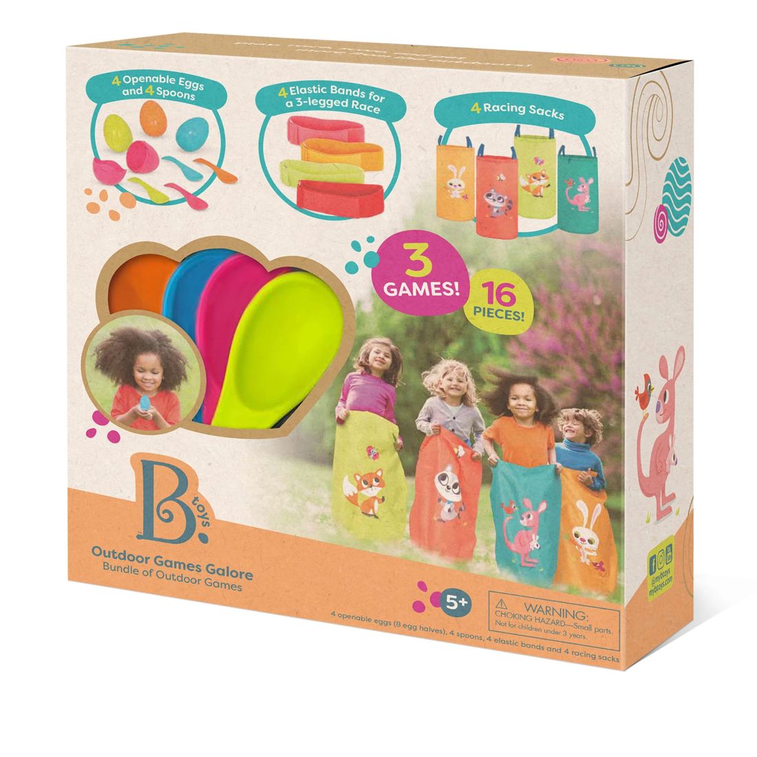 B. toys Outdoor Games Galore Racing Sets & EggandSpoon Game Target