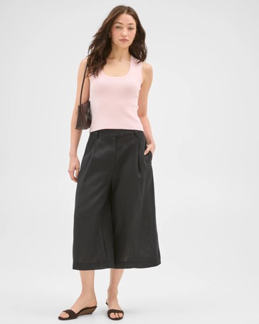 Lily Loves European Linen Culotte Pants