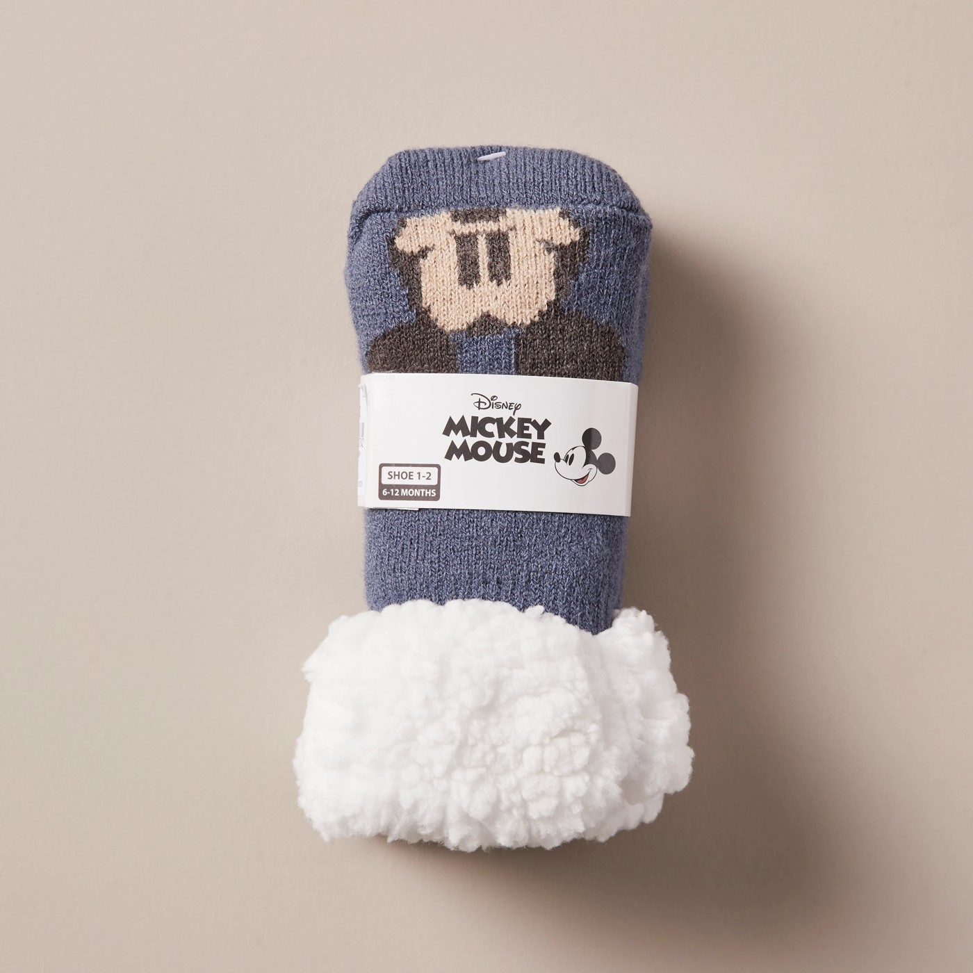 Baby Disney Mickey Mouse Fleece Home Socks 4 of 4