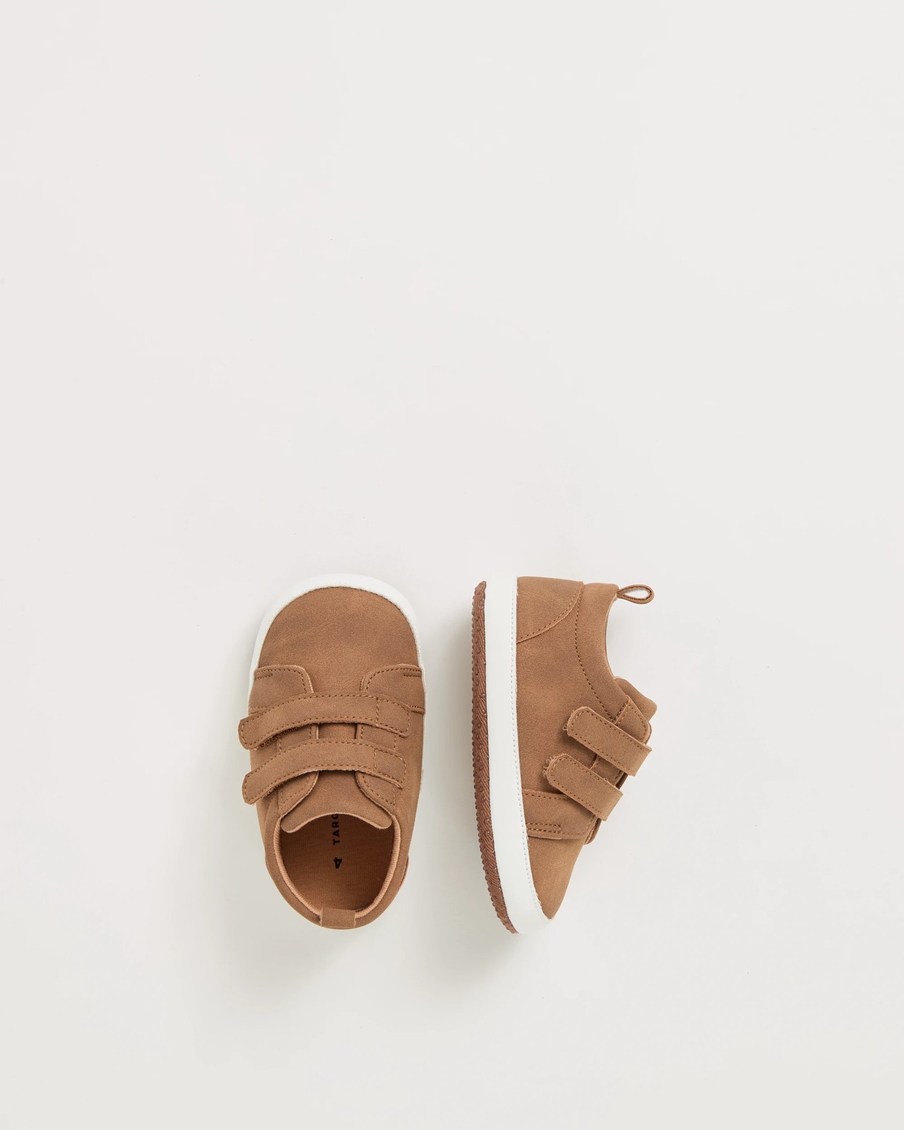 Baby Boys First Walker Tab Sneaker - Jonah - Tan 3 of 3