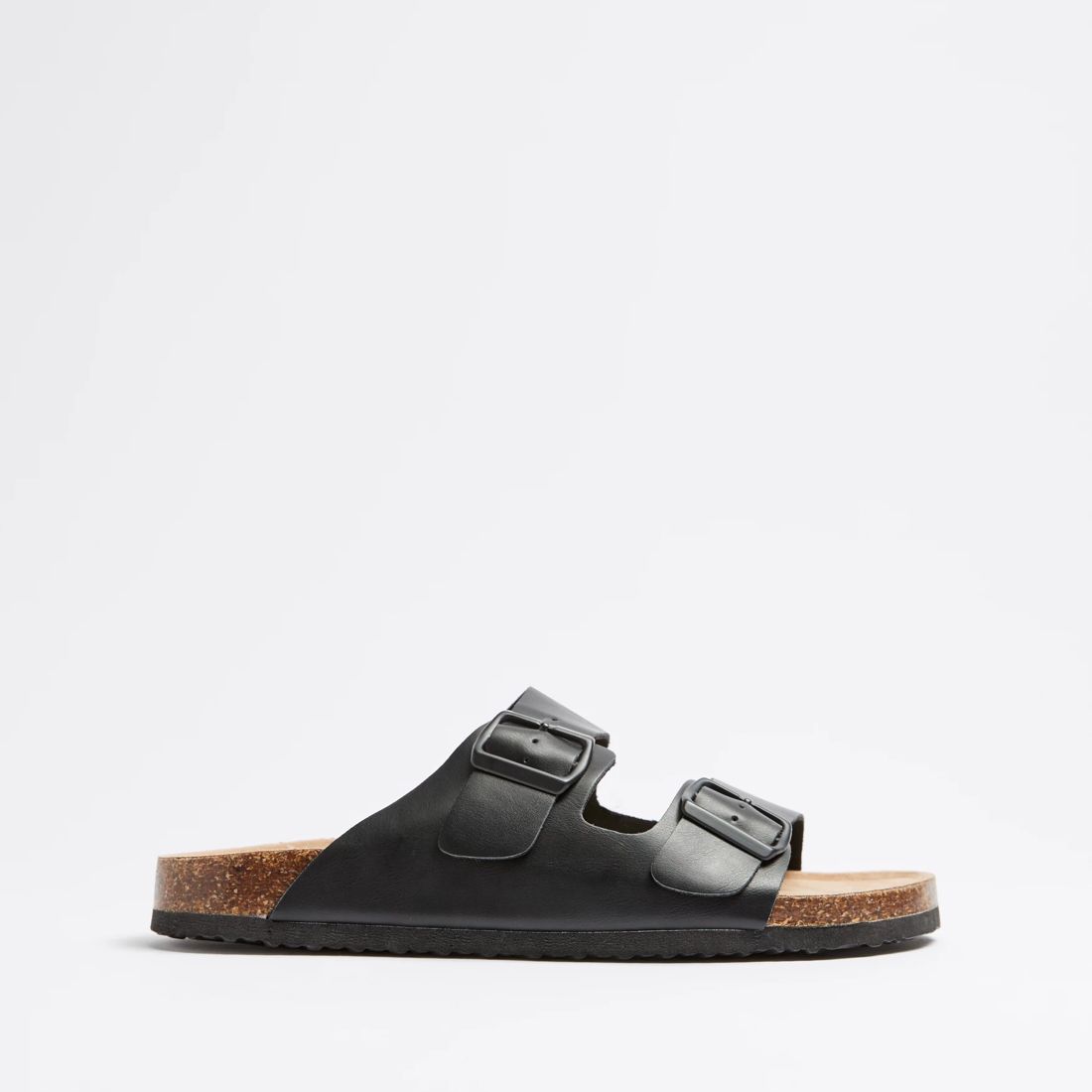 Mens Moulded Cork Sandals - Black | Target Australia