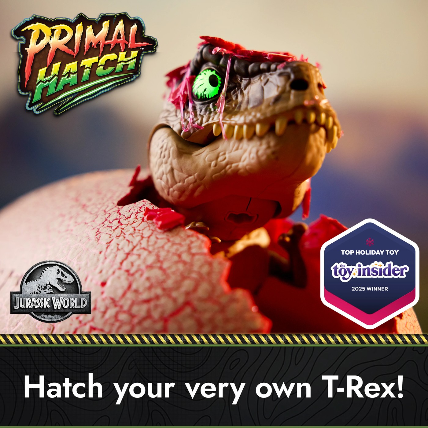 Primal Hatch Jurassic World Interactive Toy Dinosaur & Egg 2 of 5