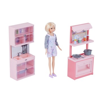 12 Piece Fashion Doll Kitchen Set