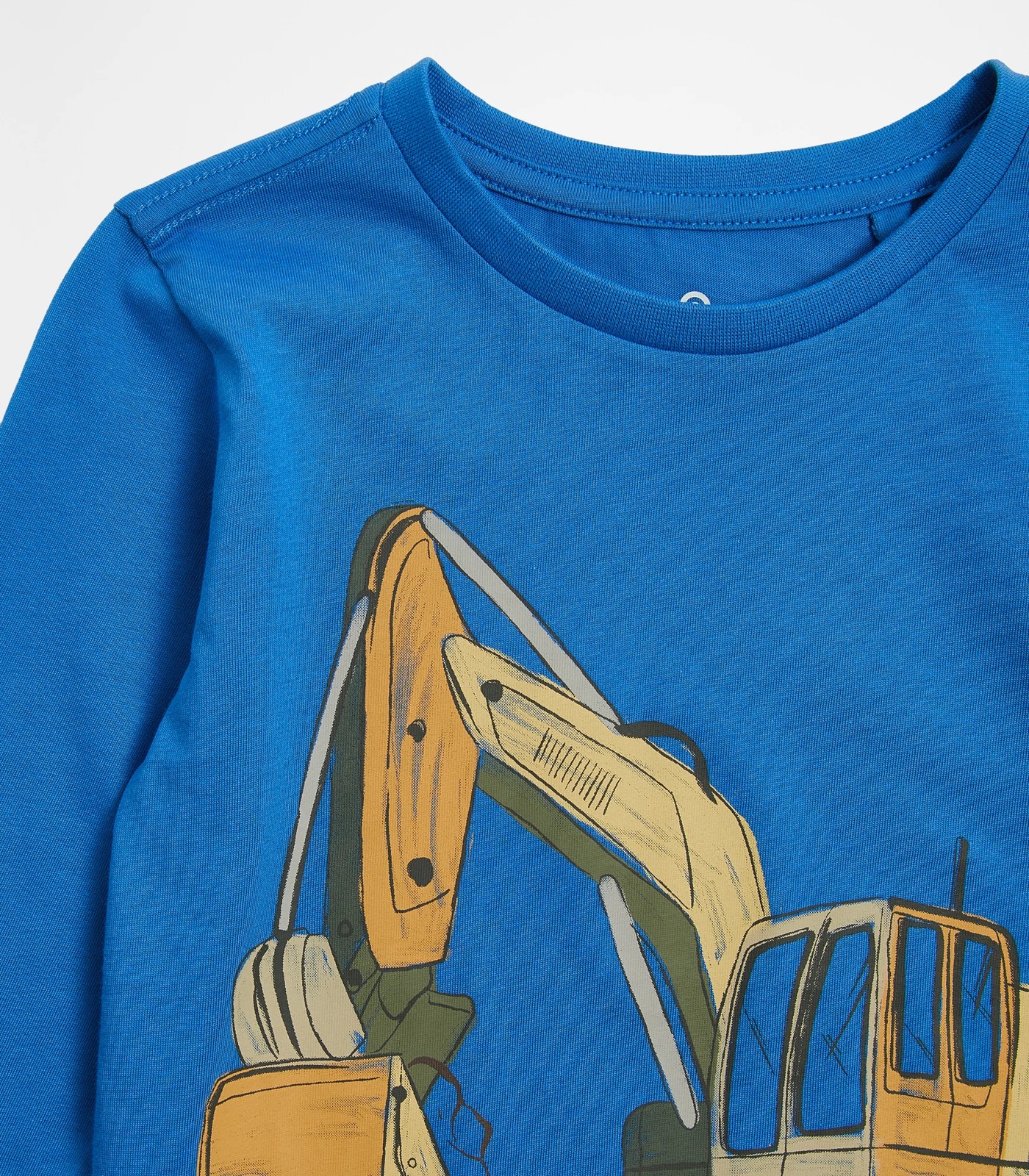 Organic Cotton Long Sleeve Top - Blue Digger | Target Australia