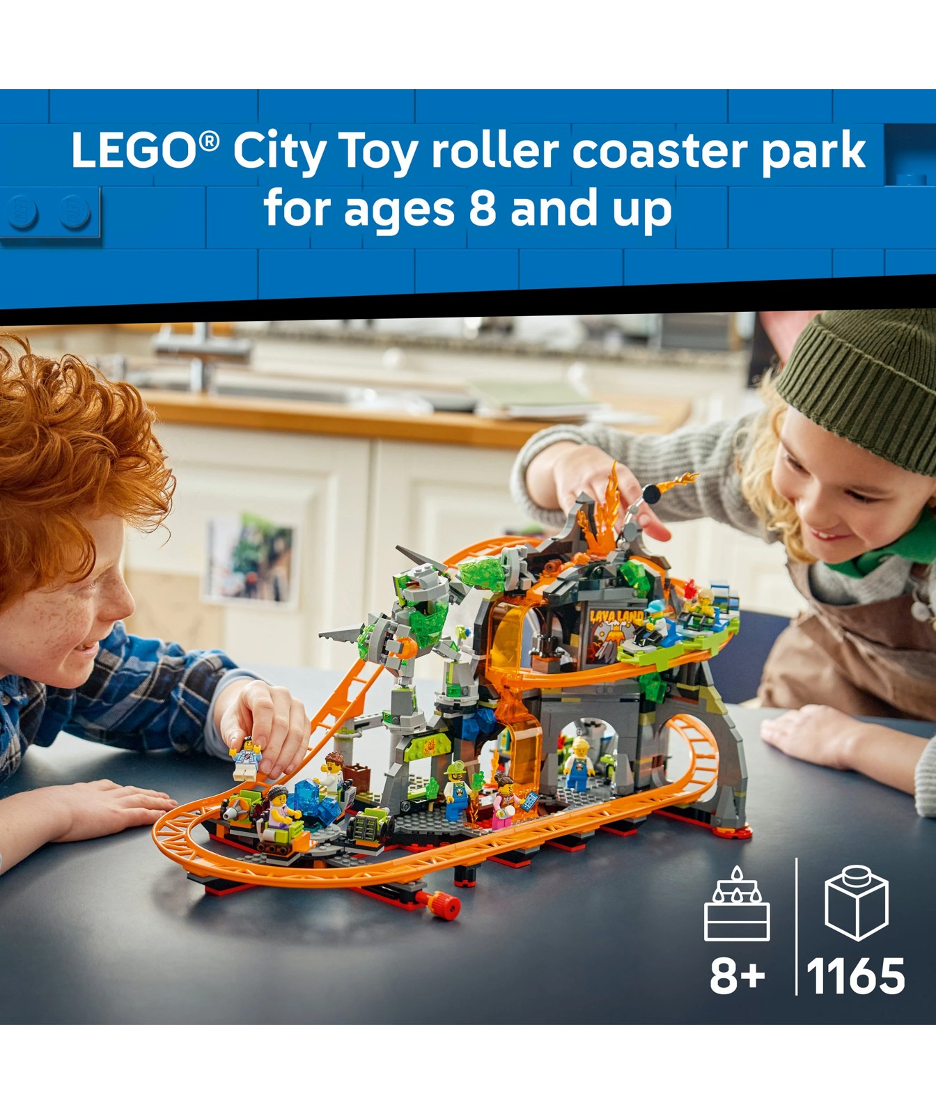 LEGO® City Lava Land Roller Coaster Park 60501 2 of 5