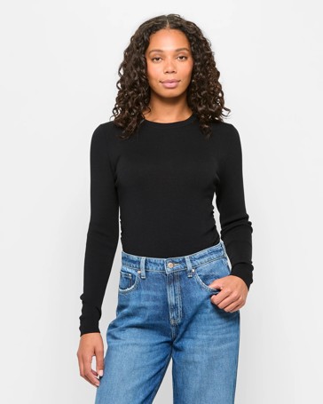 Rib Crew Neck Jumper