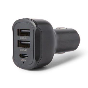 Car Charger with USB and USB-C - Anko