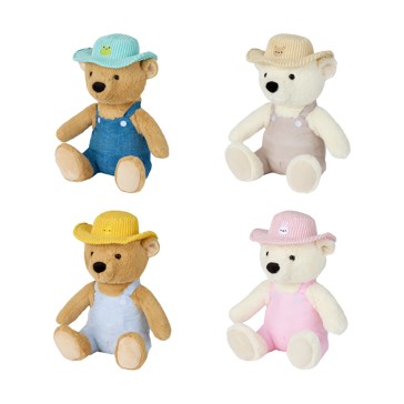 Bucket Hat Bear Plush, Assorted - Anko