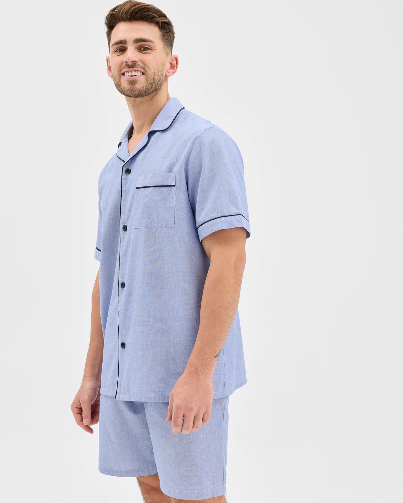 Maxx Cotton Woven Poplin Pyjama Set 4 of 5