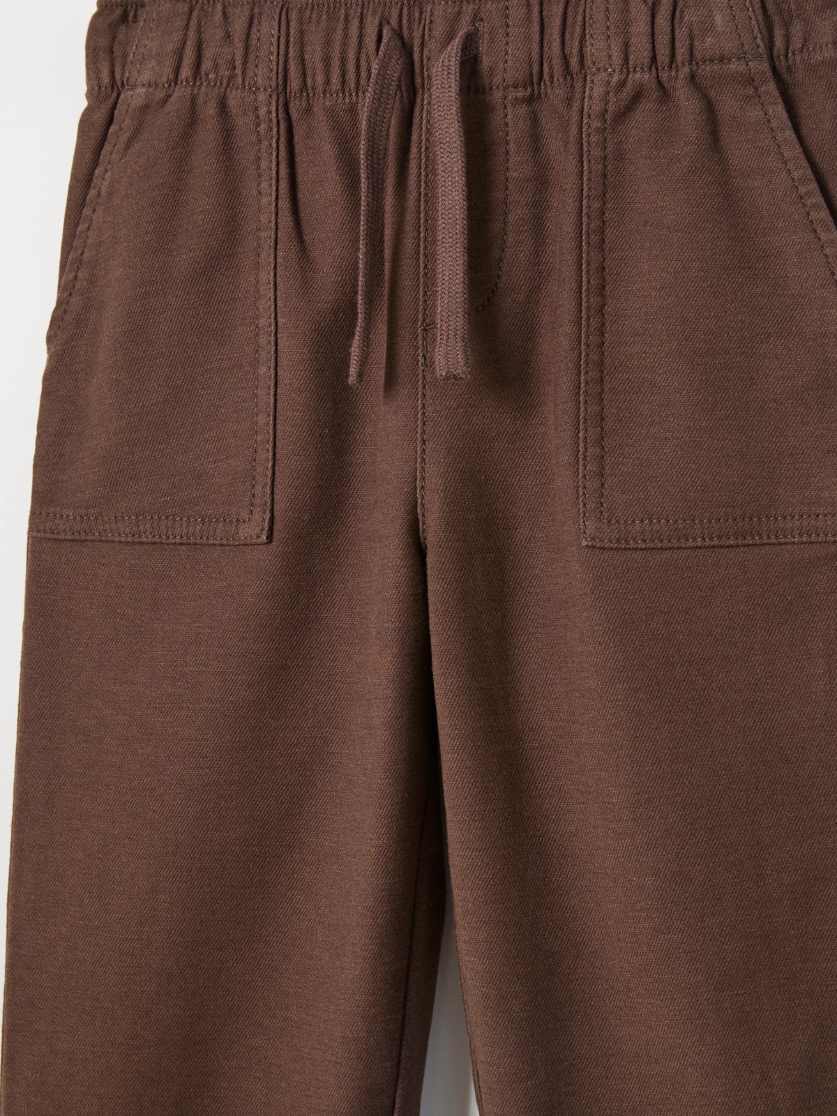 Australian Cotton Blend Everyday Pants - Brown 6 of 6