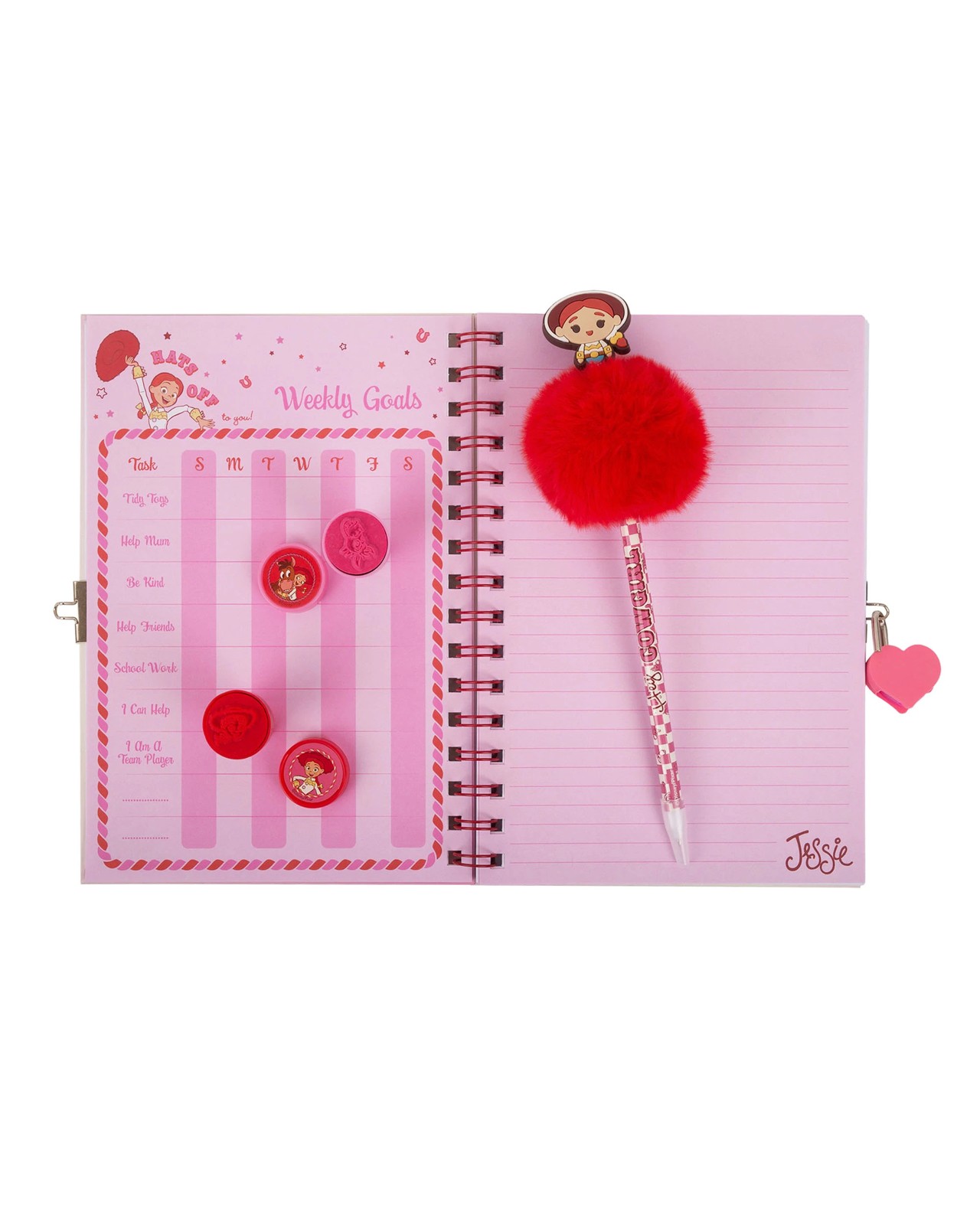 Toy Story Lockable Diary Set - Jessie 2 of 3