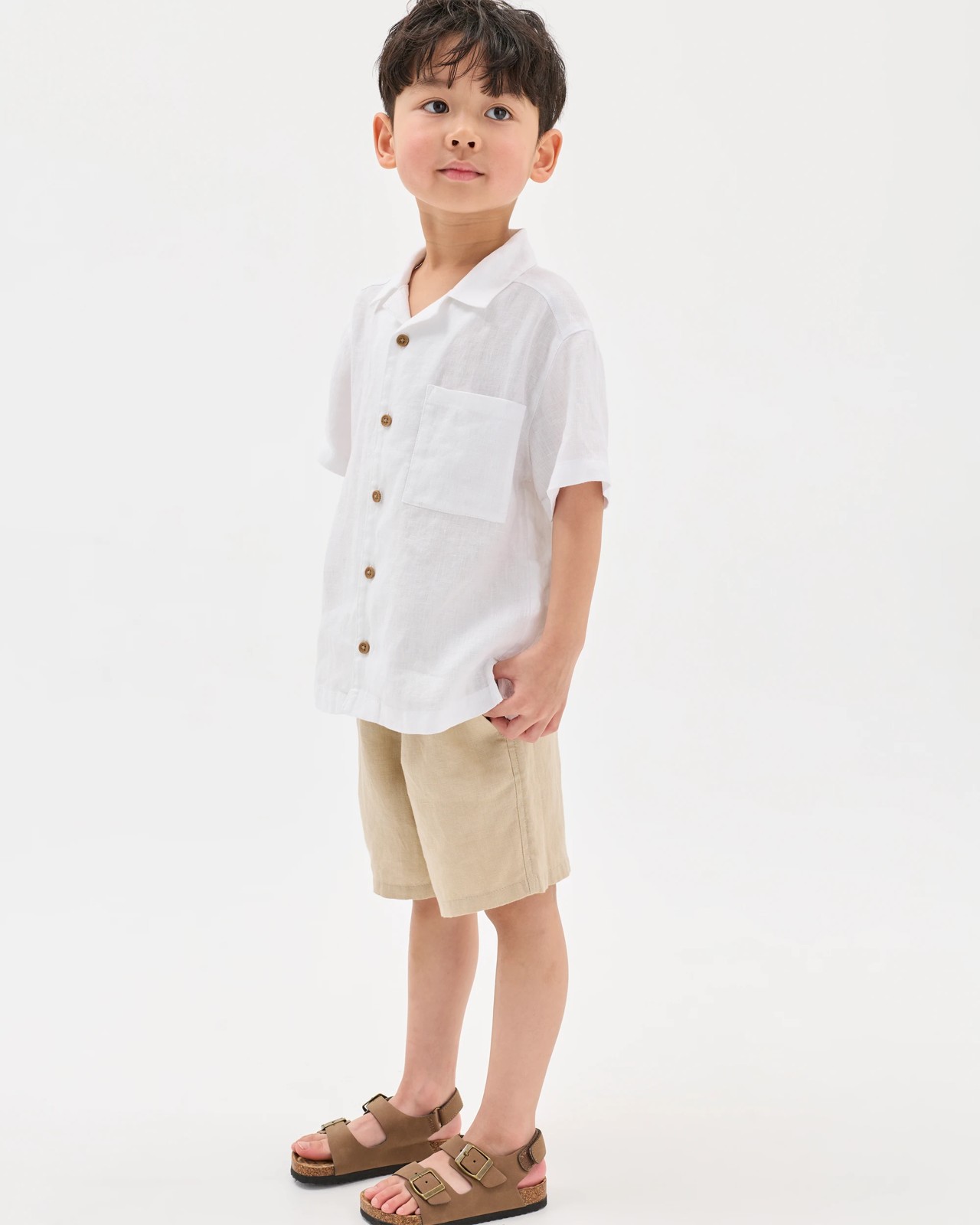 European Linen Shirt - White 2 of 5