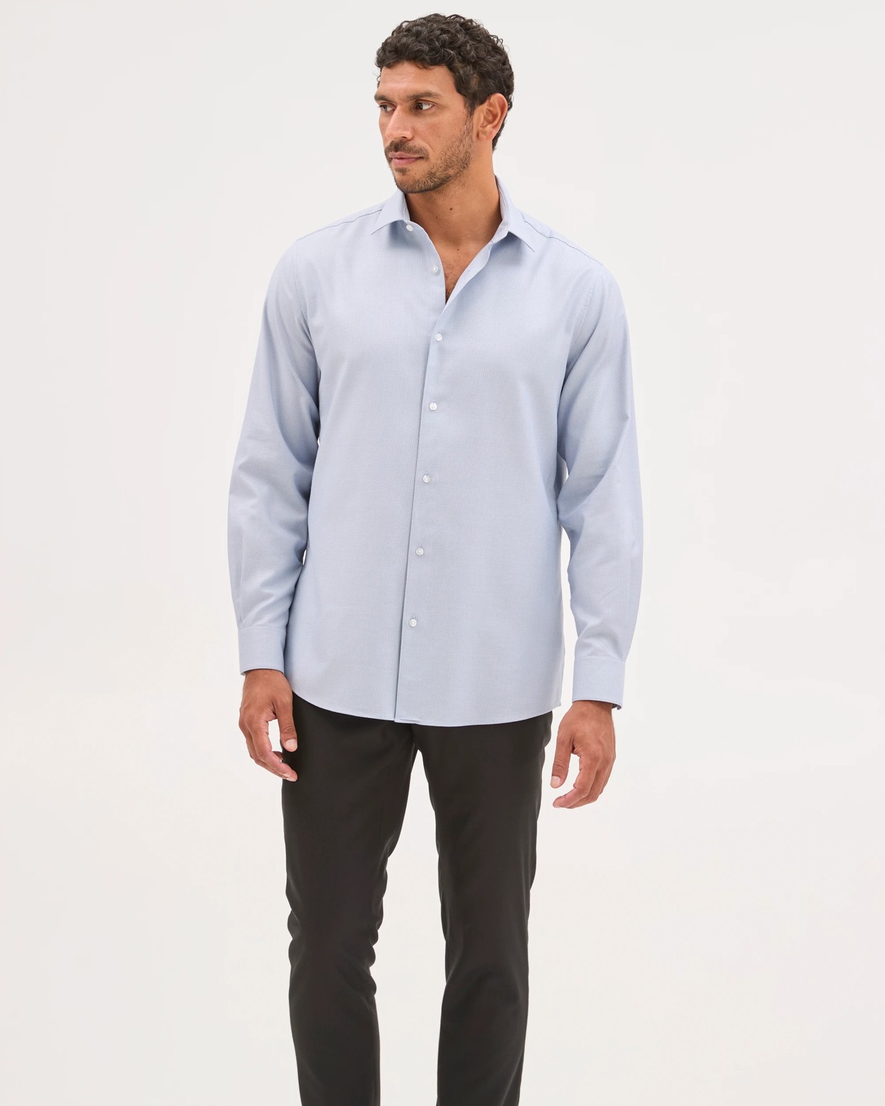 Preview Australian Cotton Micro Geo Print Shirt 2 of 5