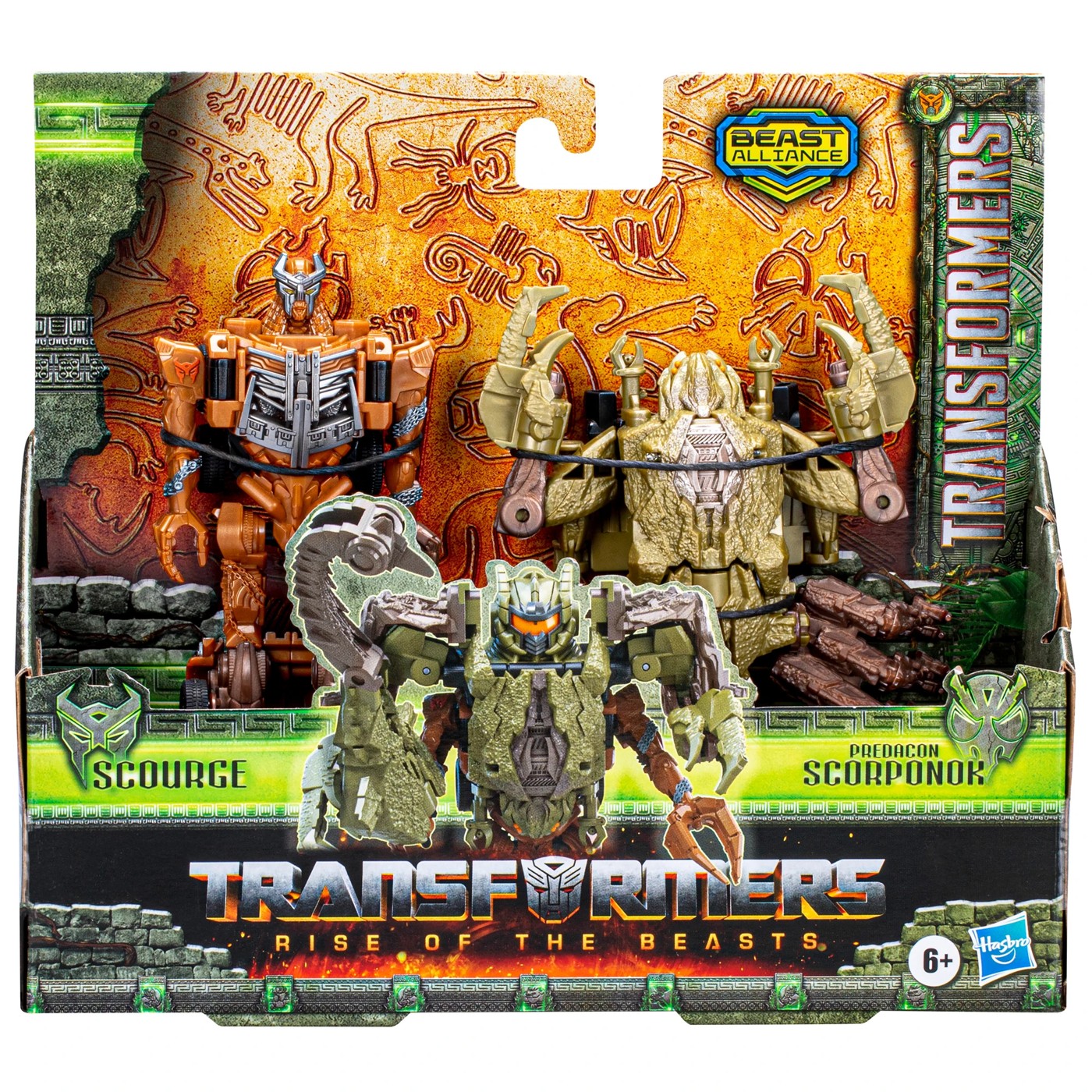 Transformers: Rise of the Beasts Beast Alliance Beast Combiners 2-Pack Arcee  & Silverfang