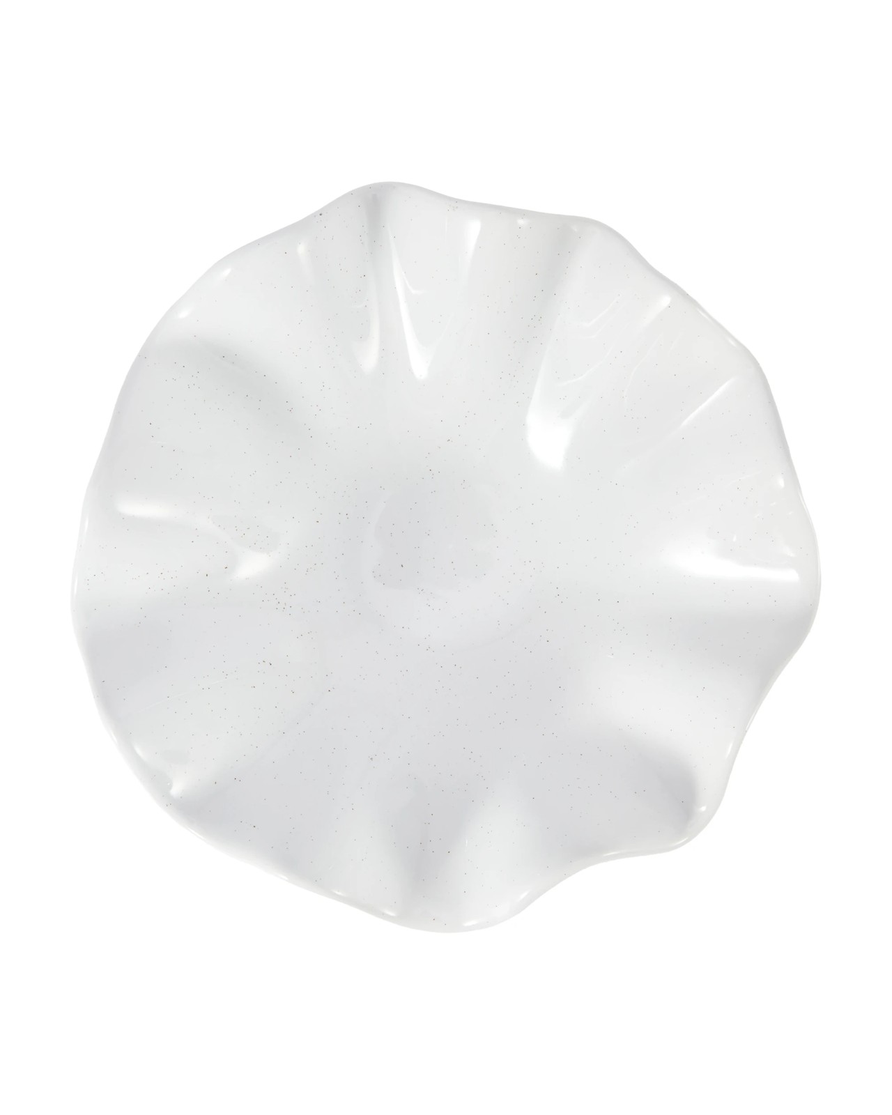 Anko White Wavy Pedestal Decor Bowl 4 of 5