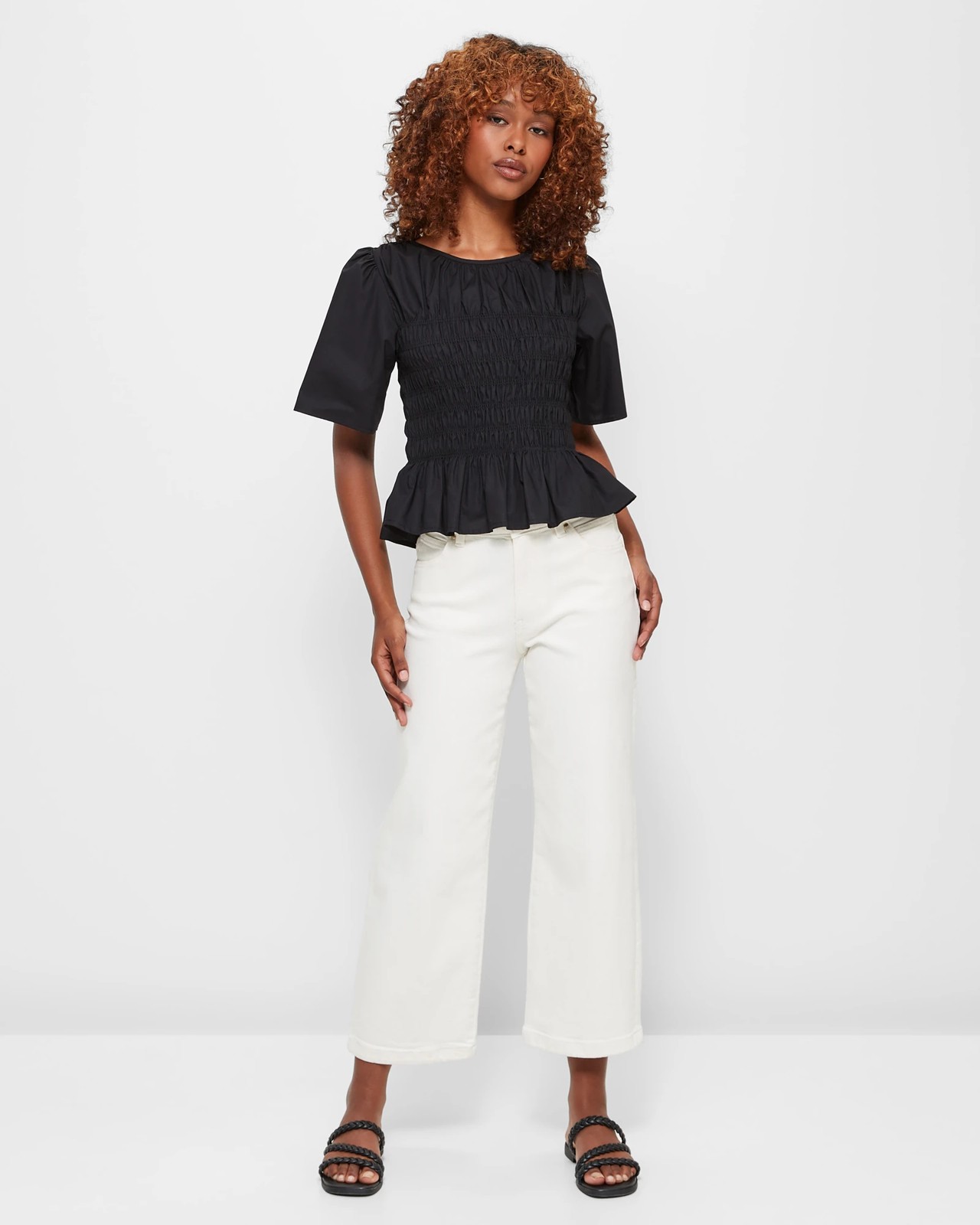 Petites Shirred Bodice Top - Dannii Minogue | Target Australia