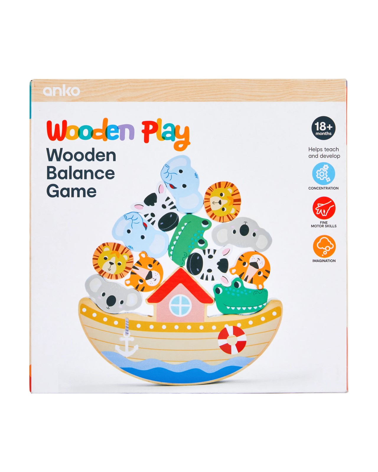 Anko Wooden Balance Game 3 of 4