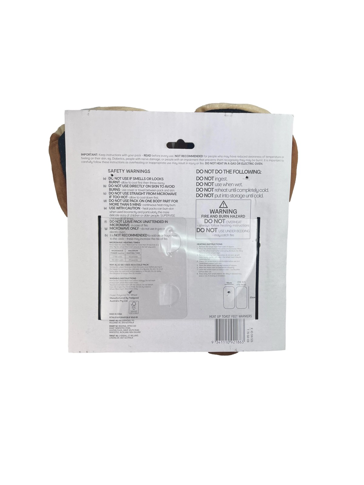 OXX Essentials Heat Up Feet Warmers - Toast 3 of 3