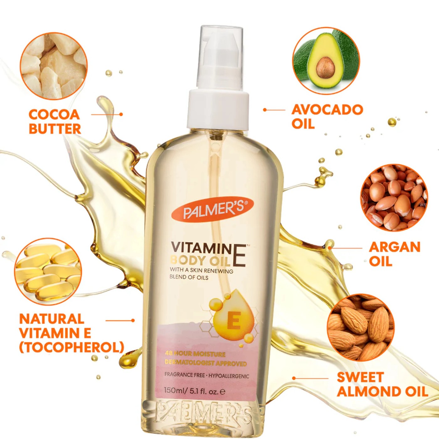 Palmer's Body Oil 150ml - Vitamin E 4 of 4