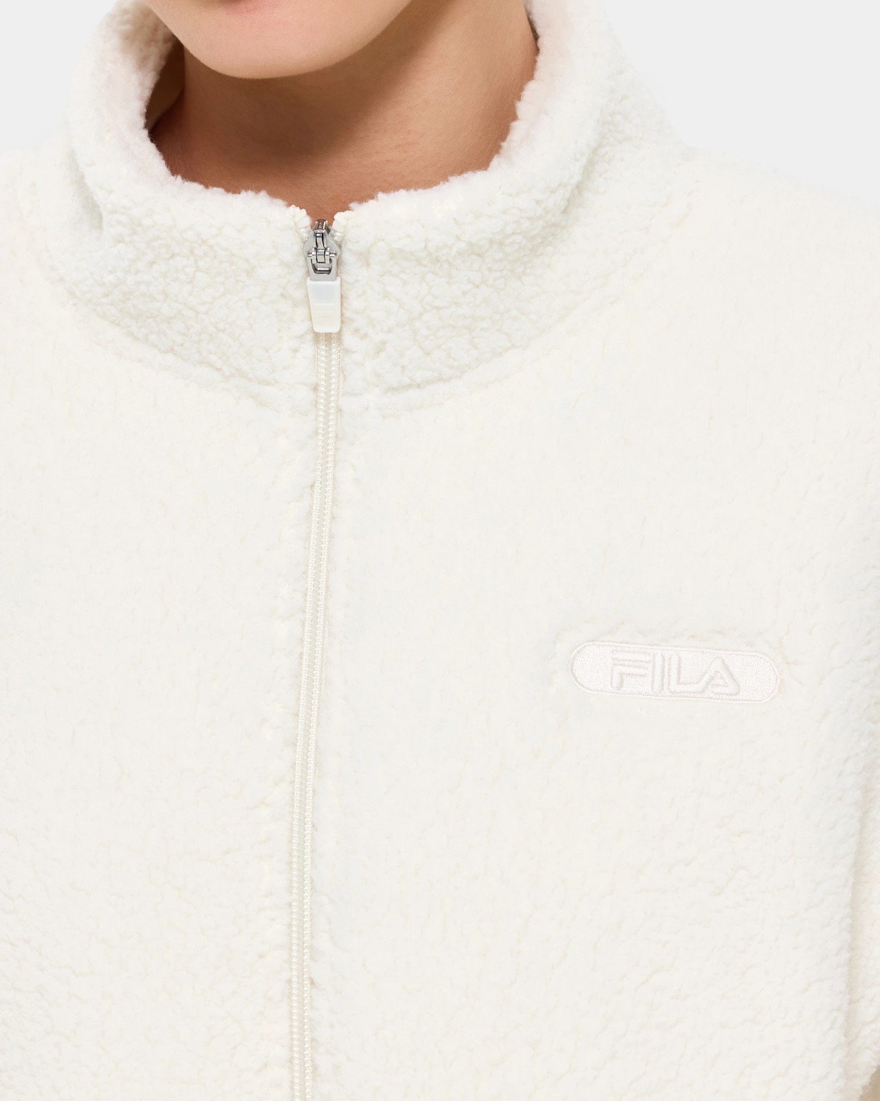 Fila Victoria Teddy Jacket - Gardenia 5 of 5