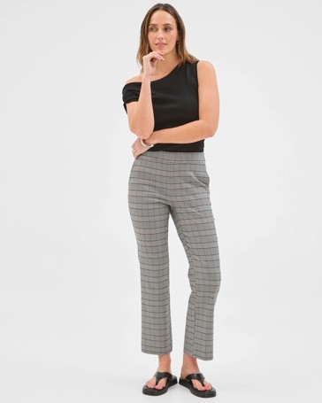 Preview Bengaline Crop Length Kick Flare Pants