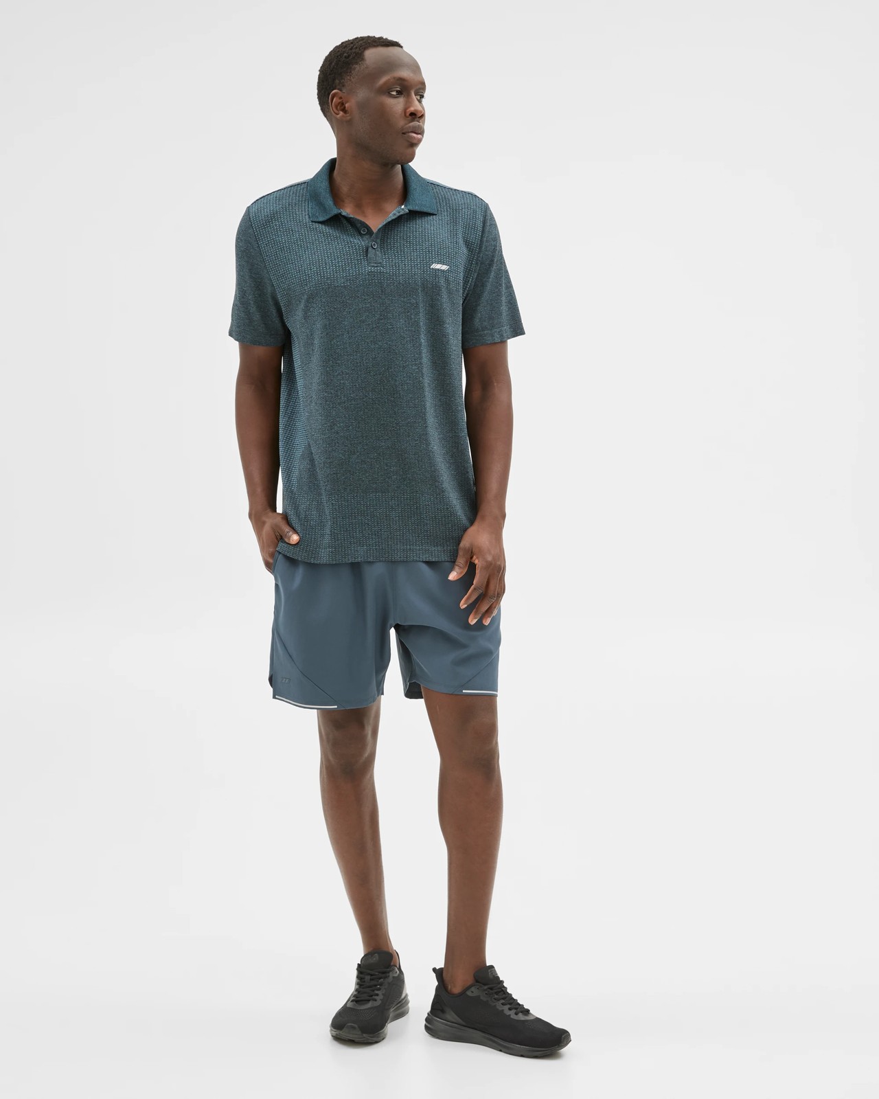 Active Polo Top  - Slate Green 2 of 6