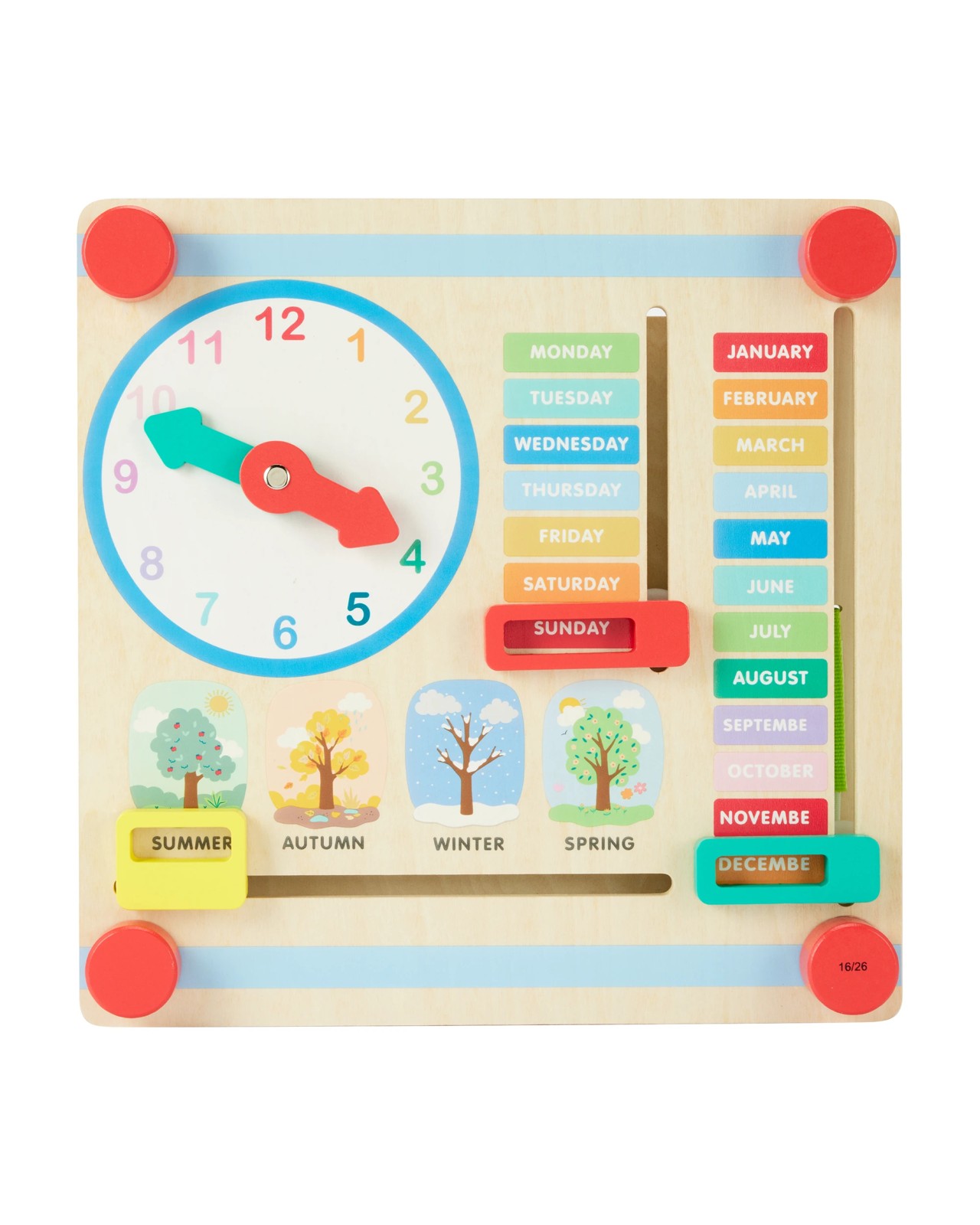 Anko Wooden Busy Board Bench 3 of 5