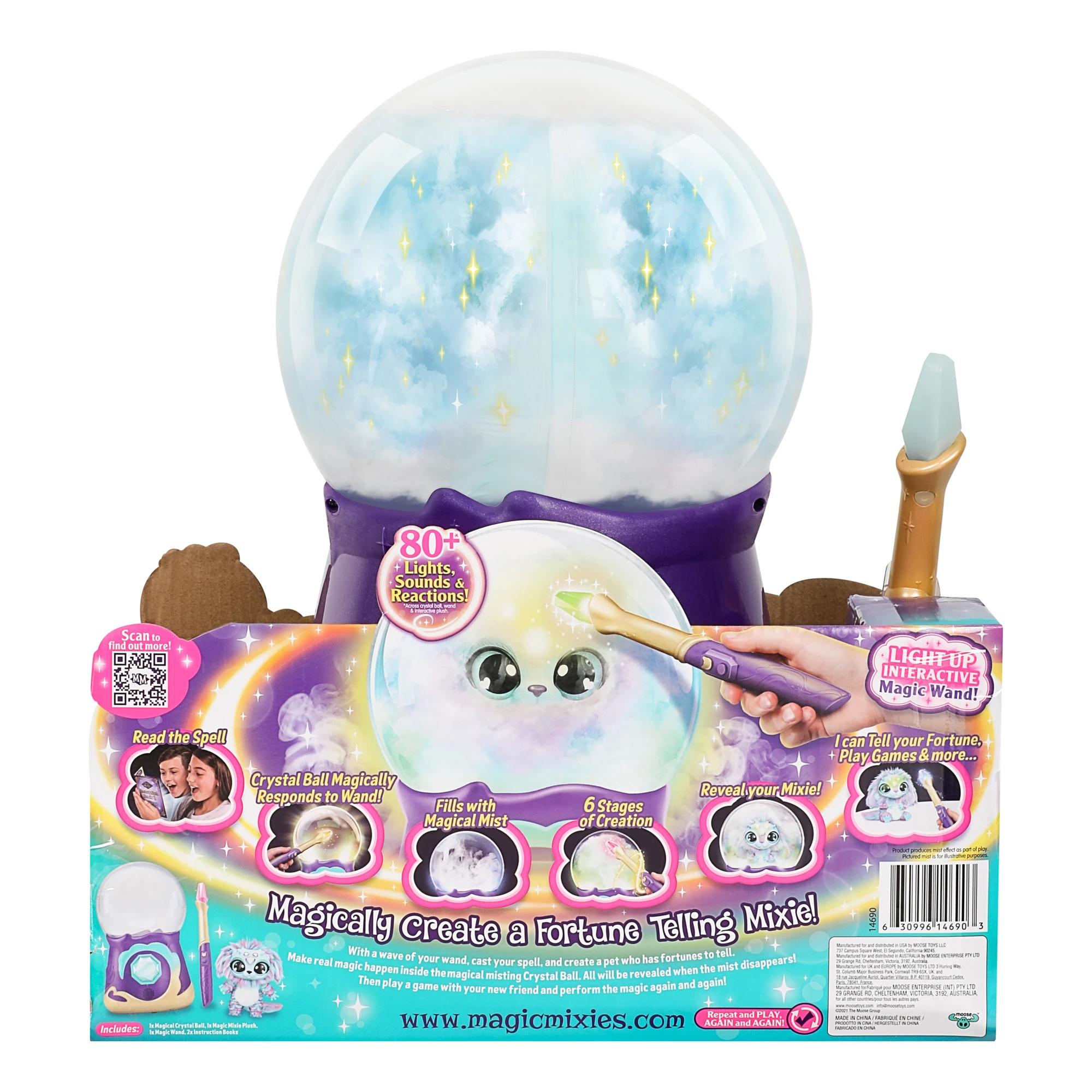 Magic Mixies Crystal Ball Blue – Interaktive Zauberpuppe Mit Licht, Sound & Nebel | Inkl. Zauberstab & Magischem Buch