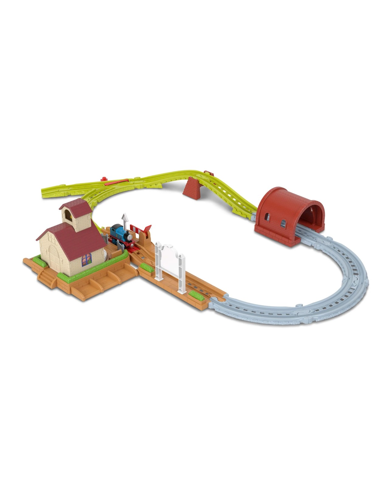 Thomas & Friends Bell Station Train Set with Push-Along Thomas Engine & Track 3 of 5