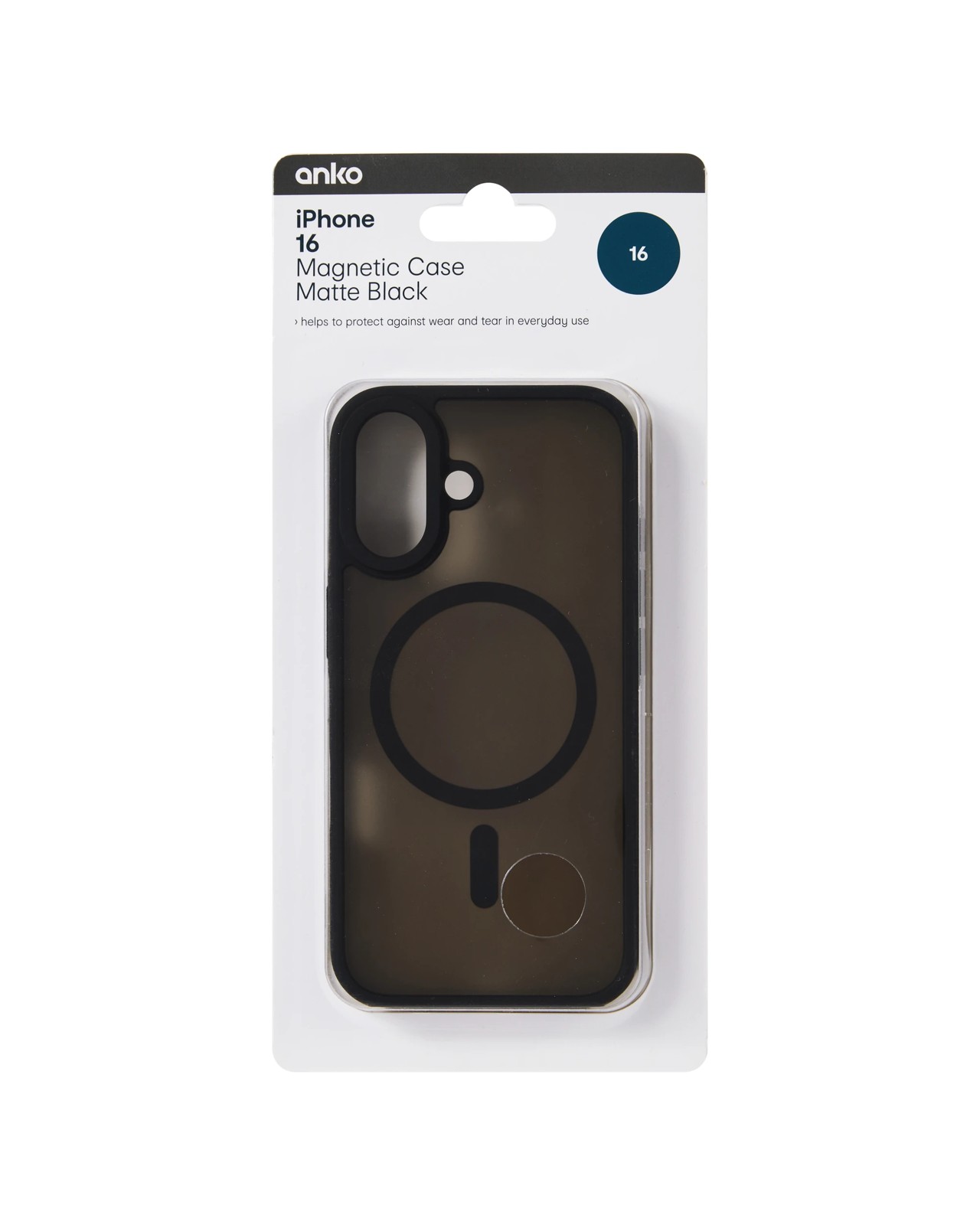 Anko iPhone 16 Magnetic Case - Matte Black 6 of 6