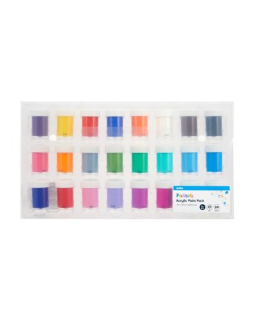 Anko 24 Pack Acrylic Paint Set