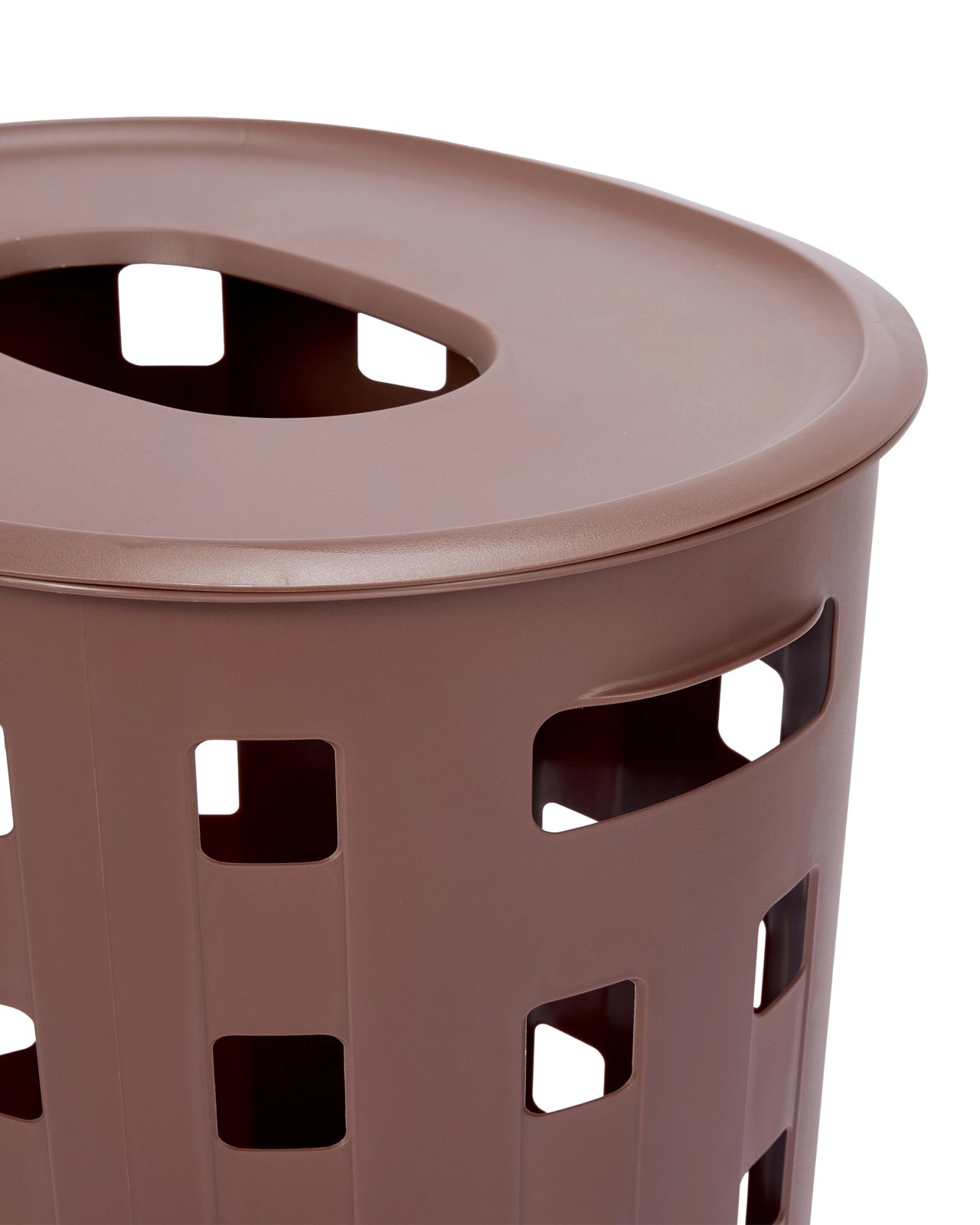 Anko 80L Trellis Laundry Hamper - Chocolate 4 of 6