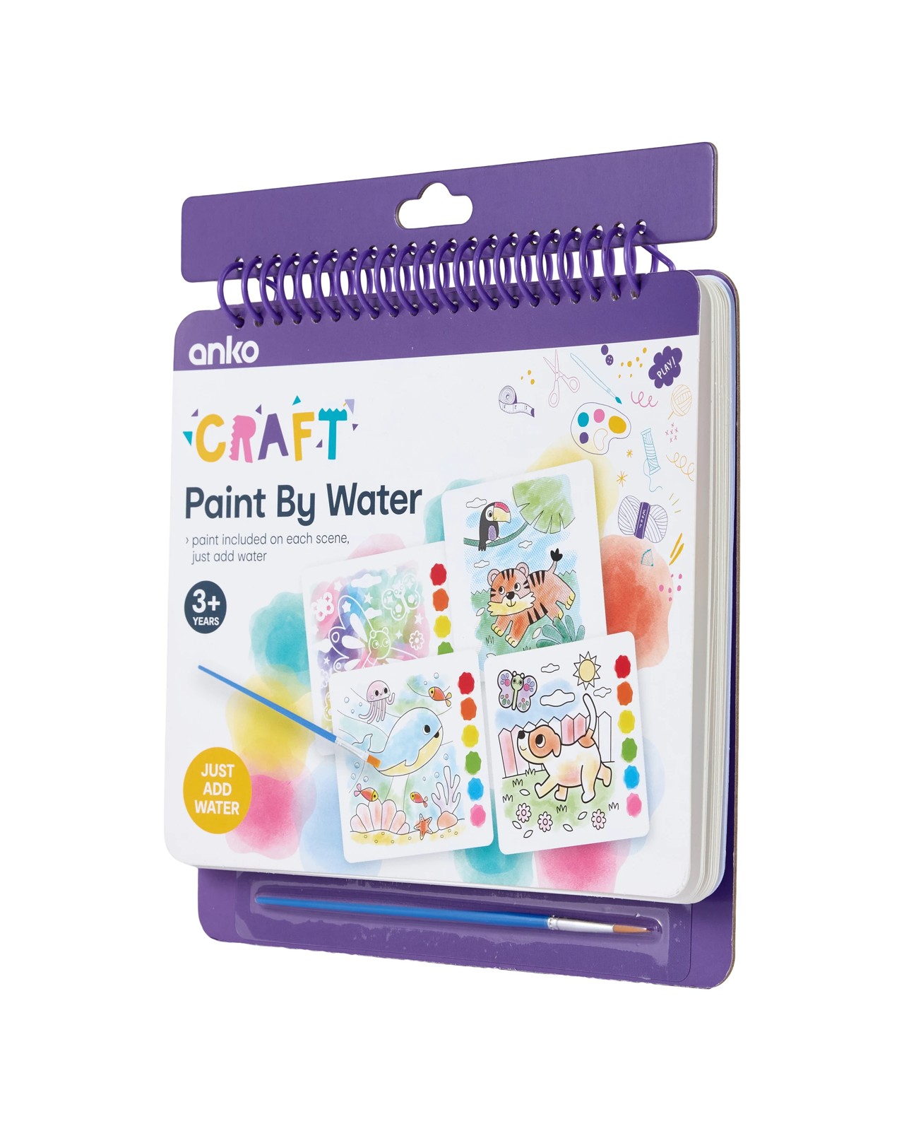 Anko Paint by Water Activity Set 3 of 4