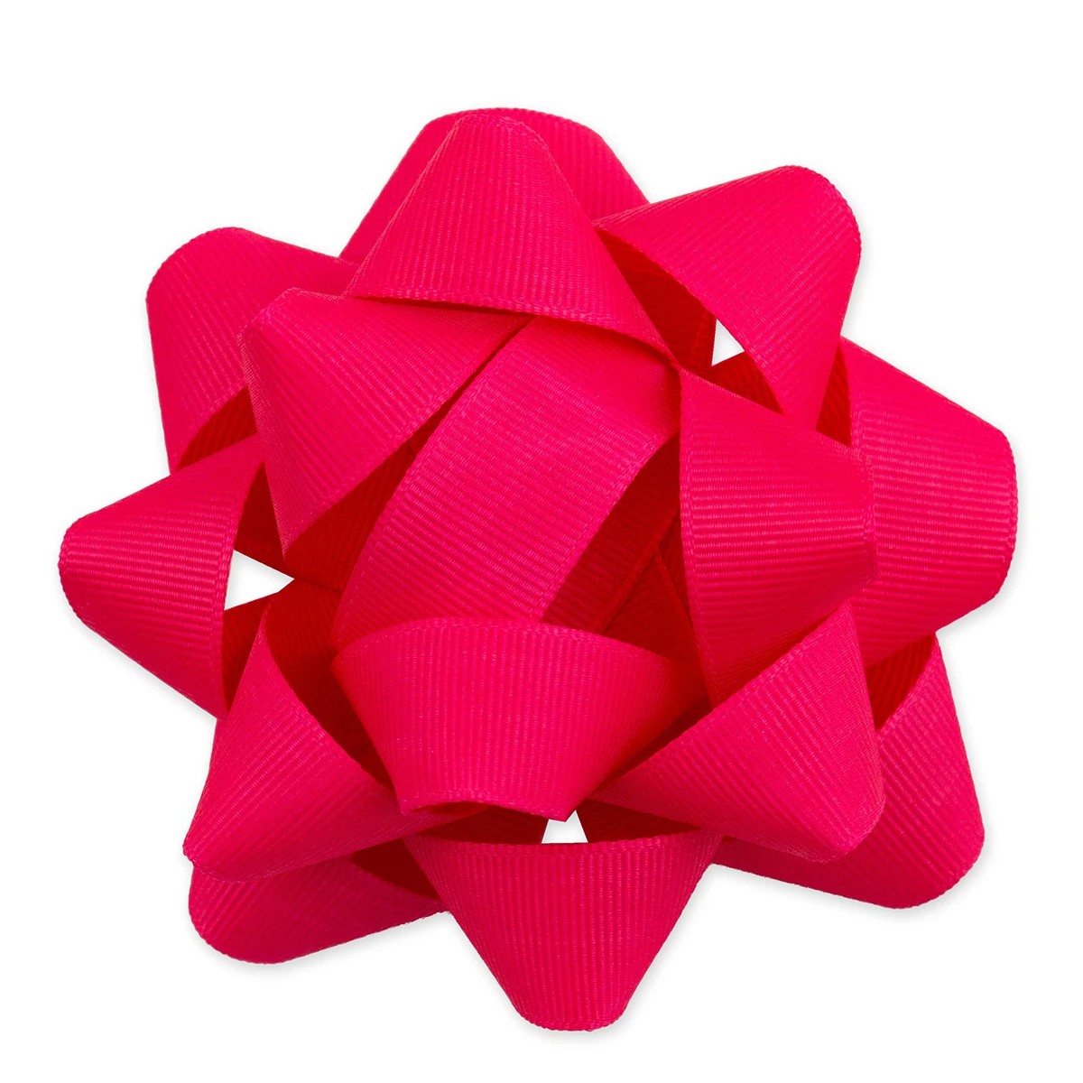 Hallmark Premium Adhesive Gift Bow - Shocking Pink 2 of 2