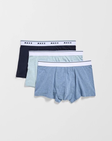 Maxx Australian Cotton 3 Pack Hipster Trunks