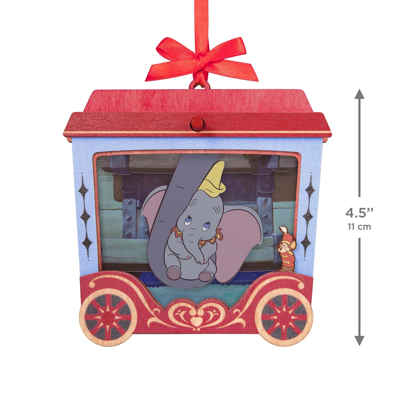 Hallmark Keepsake Mrs. Jumbo's Joy Disney Dumbo 85th Anniversary Christmas Tree Ornament 6 of 6