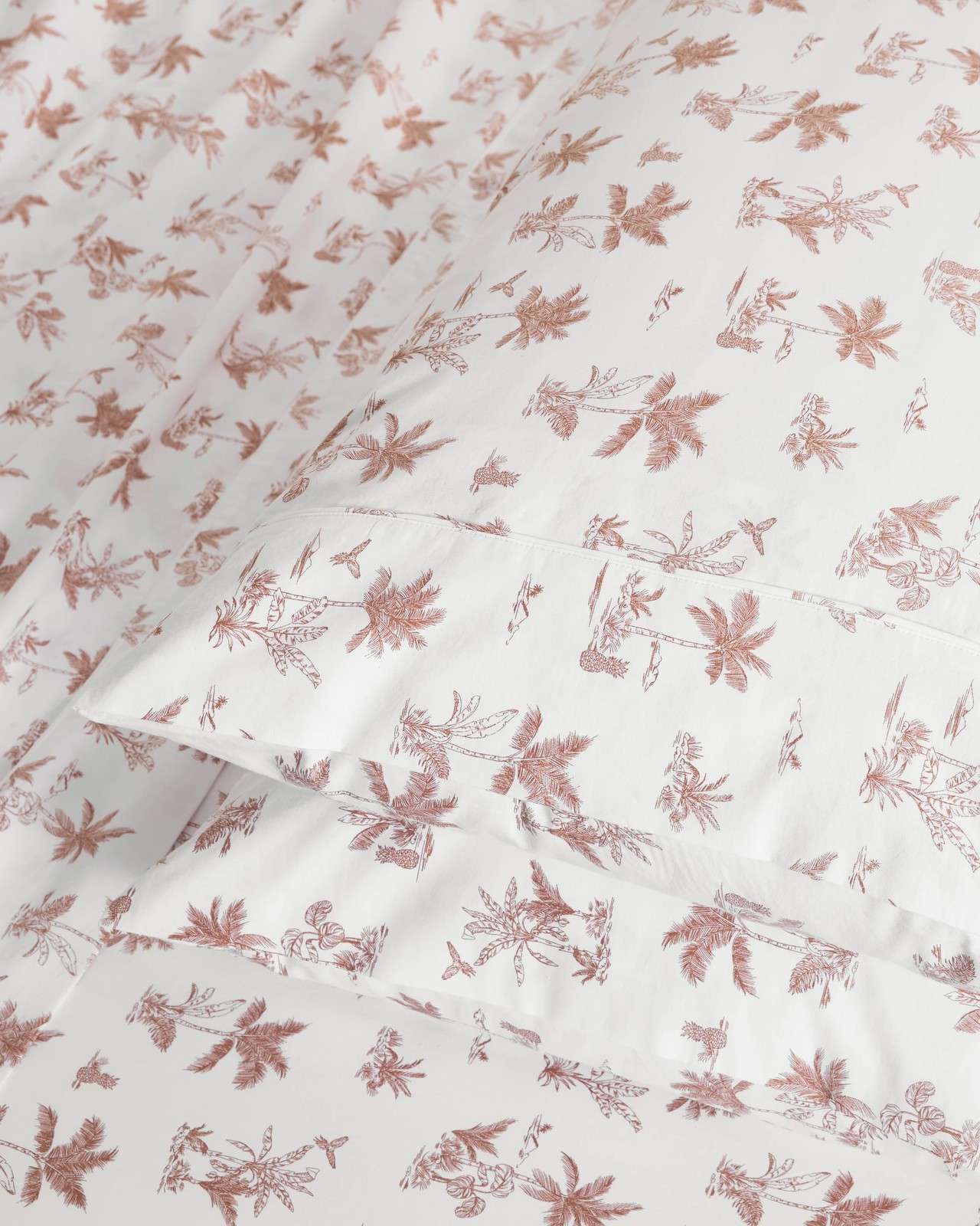 Tamara Palm Australian Cotton Printed Sheet Set 2 of 3